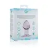 Рожева анальна пробка зі скла Gildo Pink Glass Buttplug No. 27 photo 5