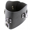Черный кожаный ошейник, 10 шт. photo 2
