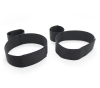 Черные наручники из нейлона photo 2