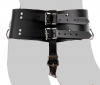 Кожаный пояс с ремнями для вибратора photo 3