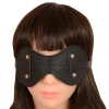Черная кожаная маска на глаза photo 4