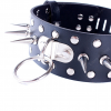 Ошейник из искусственной кожи с шипами photo 6