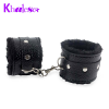 Наручники, черная мягкая искусственная кожа  photo 2