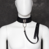 Ошейник с поводком Leather Harness.  photo 5