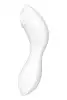Вакуумний смарт-стимулятор із вібрацією Satisfyer Curvy Trinity 5 (White), керування зі смартфона photo 4