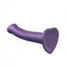 Насадка для страпону Strap-On-Me Mono Density Dildo Violet M, діам. 3,3 см, одношаровий силікон photo 4