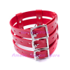 Ошейник с кольцом. Красный. Искусственная кожа. photo 6