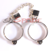Металлические наручники с цепочкой и двумя замками photo 2