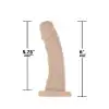 Изогнутый фаллоимитатор на присоске ADDICTION — Edward 6″ Curved Dong, вибропуля в подарок photo 3
