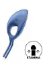 Ерекційне віброкільце-ласо Satisfyer Swordsman Blue, міцна фіксація, 10 режимів, потужний мотор photo 6