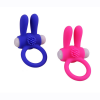 Вибрационное кольцо Кролик из силикона photo 2