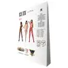 Відвертий бодістокінг з глибоким декольте Passion BS075 white photo 6