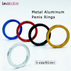 Алюминиевые эрекционнеы кольца 5-ти цветов, 3-х размеров photo 2
