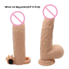 Рукав на пенис реалистичный с вибрацией, 20 на 5.5 см photo 5