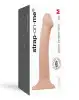 Насадка для страпона Strap-On-Me Dual Density Dildo Flesh M, диаметр 3,3см, двухслойная, гибкая photo 4