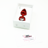 Анальная пробка со стразом Diogol Anni R Heart Red Кристалл 25мм photo 7