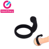 Силиконовое эрекционное кольцо Cockring со стимулятором клитора photo 2