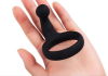 Силиконовое эрекционное кольцо Cockring со стимулятором клитора photo 3