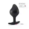 Силіконова анальна пробка Mystim Rocking Force L для електростимулятора, діаметр 4,7 см photo 4