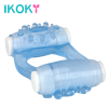 Силиконовое эрекционное кольцо IKOKY Ringss с двойной вибрацией photo 2