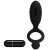 Ерекційне кільце з вібрацією, колір чорний photo 2