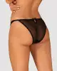 Напівпрозорі трусики з підвіскою Obsessive Ivannes panties black 2XL/3XL, чорні photo 2