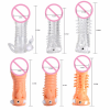 Вибрационные насадки на пенис 3-х стилей 2-х цветов photo 3