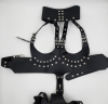 Кожаное эротическое белье с ошейником photo 3