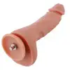 Ультрареалистичный фаллоимитатор для секс-машин Hismith 8.3″ 2-layers Silicone Flesh Dildo, двухслой photo 4