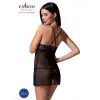 Прозрачная сорочка приталенная QUENTRIS CHEMISE black XXL/XXXL - Passion Exclusive, трусики photo 2