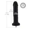 Силиконовый фаллоимитатор для секс-машин Hismith 7.1″ Anal Dildo Black, система KlicLok photo 3