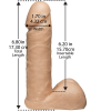 Фаллоимитатор Doc Johnson Vac-U-Lock - 6 Inch Ultraskyn Cock White photo 2