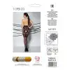 Колготки з відкритим доступом, ажурні трусики та підв‘язки TIOPEN 013 black 1/2 (20/40 den)- Passion photo 6