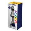 Металева анальна пробка Wooomy Lollypop Double Ball Metal Plug Blue L діаметр 3,5 см, довжина 10,5см photo 3