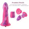 Фалоімітатор для секс-машин Hismith 10.3″ Silicone Monster Dildo Series, система кріплення KlicLok т photo 2