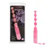 Анальная елочка с вибрацией Vibrating Pleasure Beads Pink 11х2 см photo 2