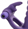 Насадка для подвійного проникнення Double Delight Dual Insertion Vibrating Rabbit Cock Ring, 16,5Х2, photo 2