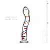 Скляний дилдо з вигинами і малюнком Gildo Glass Dildo No. 3 photo 2