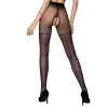Колготки с открытым доступом, имитация чулок TIOPEN 014 black 5 (20 den) — Passion photo 2