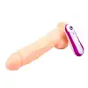 Вибромассажер JEFF STRYKER 8.9 Vibrating Dildo/PVC+ABS Flesh  photo 2