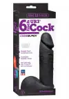 Фалоімітатор Vac-U-Lock ™ - CodeBlack - 6 Inch Ultraskyn ™ Cock 15,7х4,3 см. photo 2