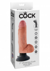 Вібратор Vibrating King Cock 7 with Balls, 12,7х4,1 см photo 4