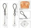 California Exotic Novelties Nipple Jewelry Crystal Gem прикраса для грудей photo 3