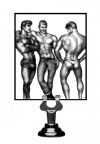 Tom of Finland 3 Piece Silicone Cock Ring Set - ерекційні кільця photo 3