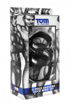 Tom of Finland 3 Piece Silicone Cock Ring Set - ерекційні кільця photo 4