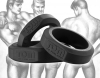 Tom of Finland 3 Piece Silicone Cock Ring Set - ерекційні кільця photo 2