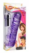 Double Finger Banger Vibrating G-Spot Glove - насадка на палець photo 4