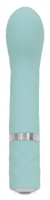 Розкішний вібратор PILLOW TALK - Racy Teal з кристалом Сваровські photo 2