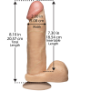 Фалоімітатор Doc Johnson The Realistic Cock 8 inch White - PVC photo 2