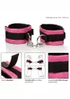 CalExotics Tickle Me Pink Universal Cuffs - універсальні дизайнерські наручники photo 2